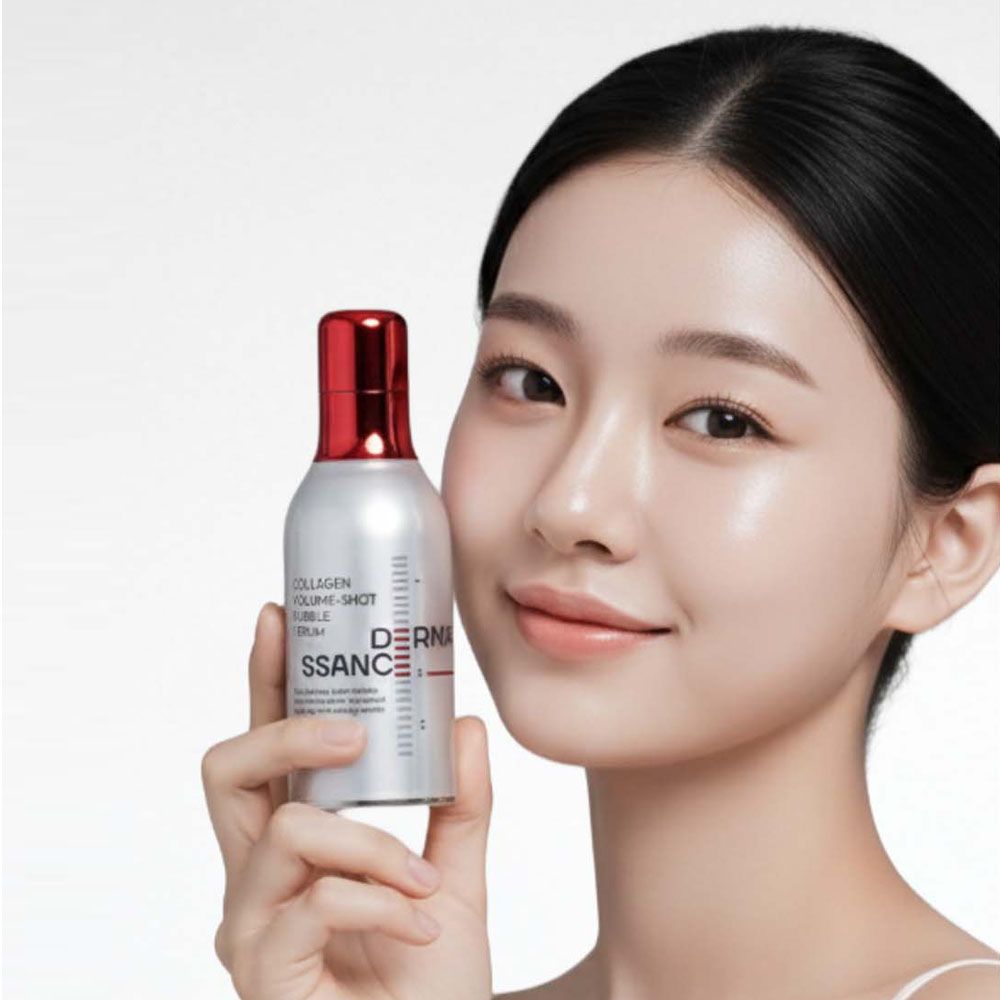 DERMARSSANCE Collagen Volume Shot Bubble Serum 50ml Volufiline 5% O2 Bubble Lifting Glow _ Made in KOREA
